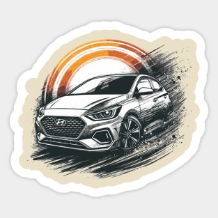 Hyundai Accent Sticker